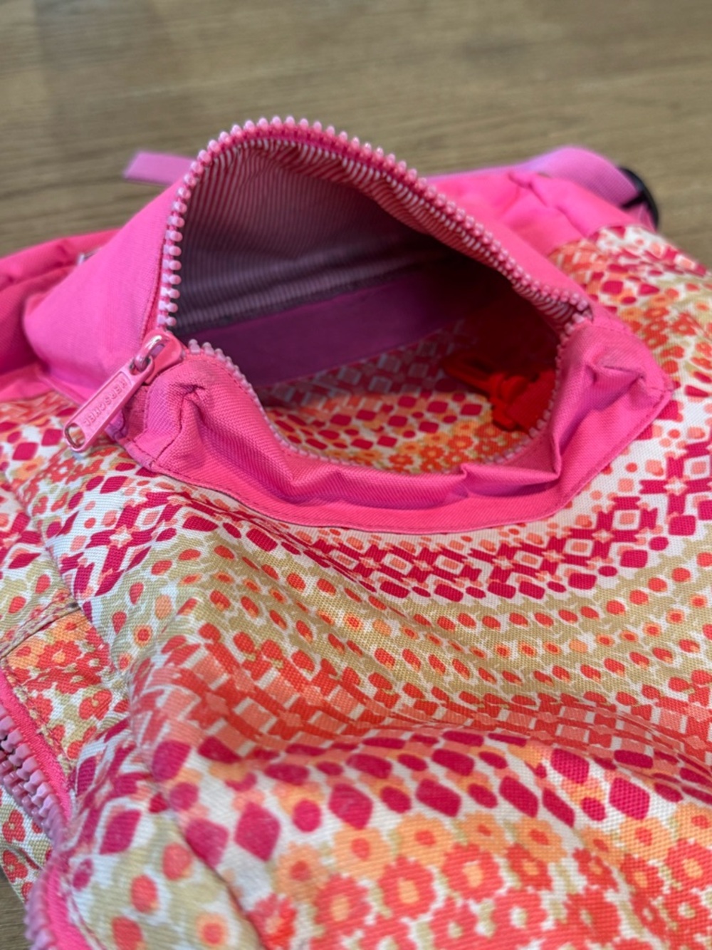 Herschel Supply Co. Heritage Kids Backpack Pink Floral Geometric Print - Picture 7 of 7